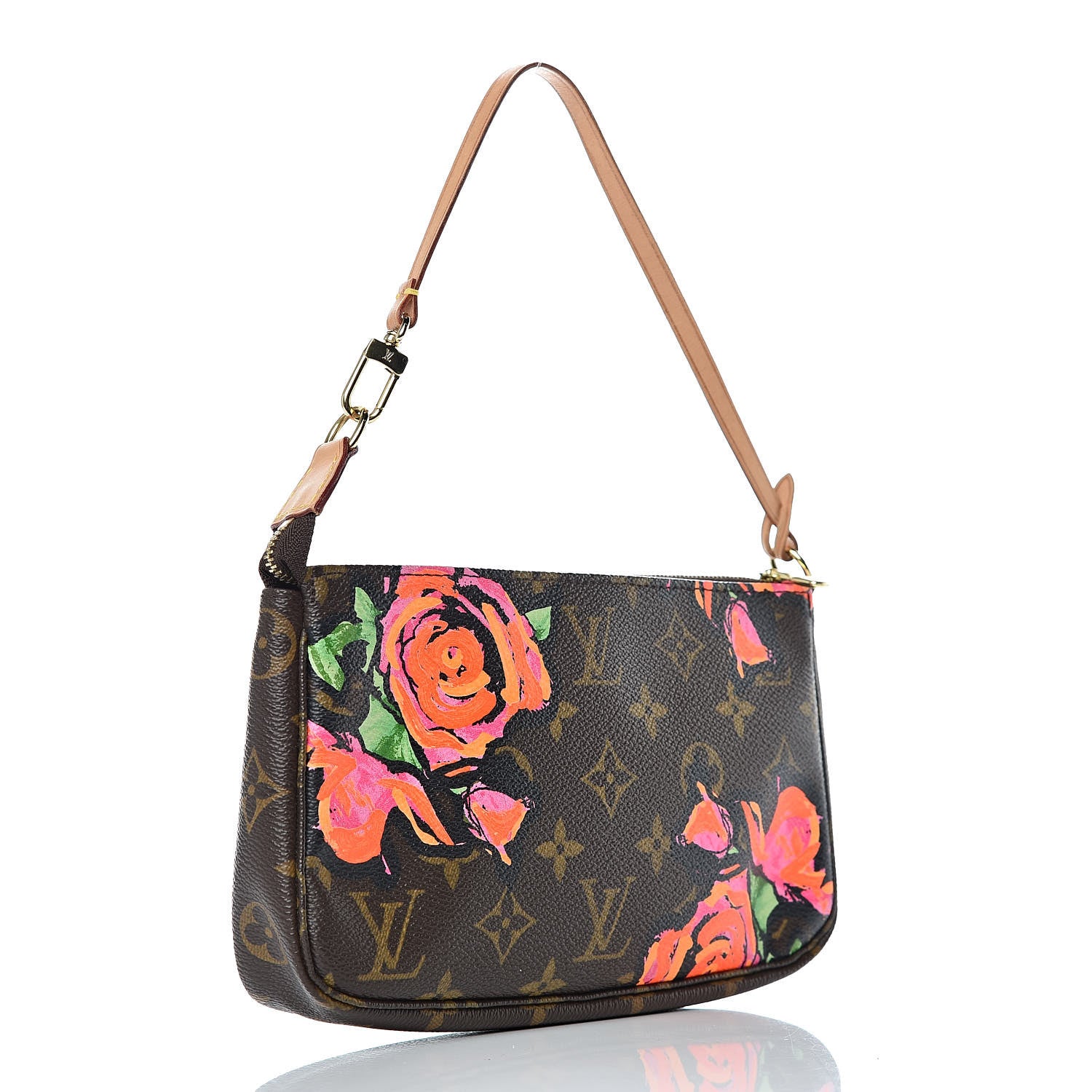 Louis Vuitton Monogram Roses Pochette Accessories 3 of 9