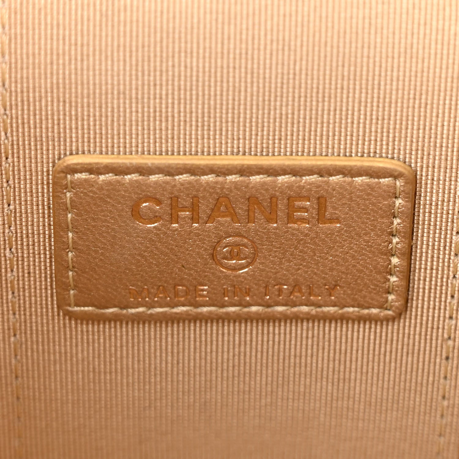 Chanel Lambskin Quilted Mini Pearl Crush Vanity Case With Chain Black 6 of 10