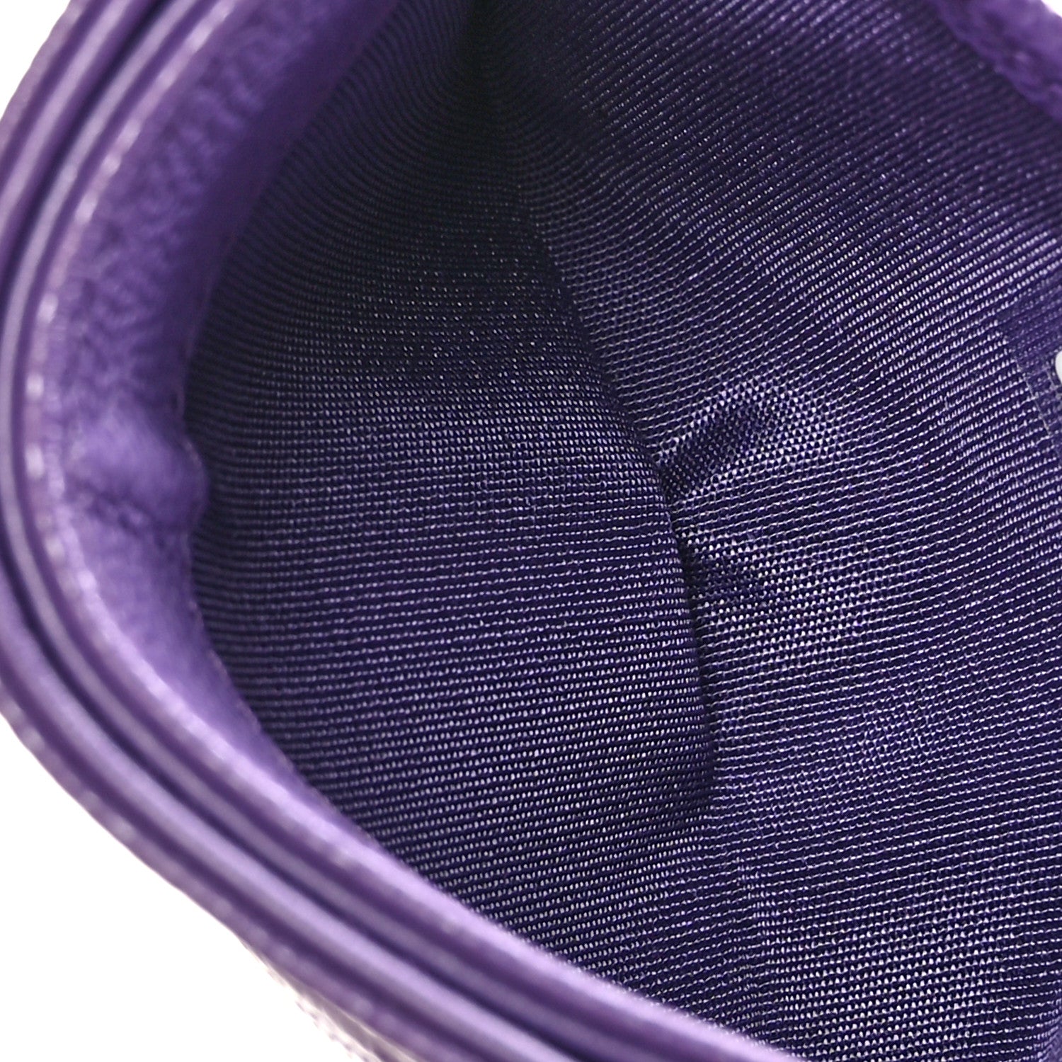 Chanel Caviar Quilted Card Holder Purple 6 of 9