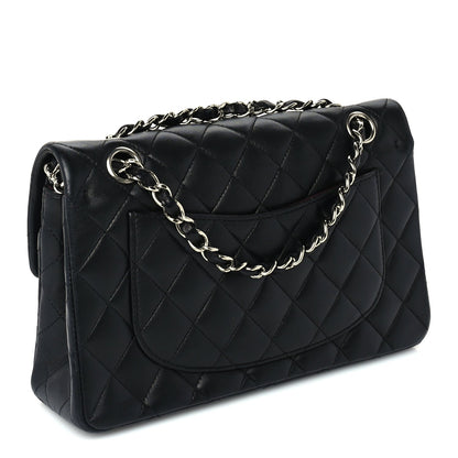 Chanel Lambskin Quilted Small Double Flap  Black 3 of 10
