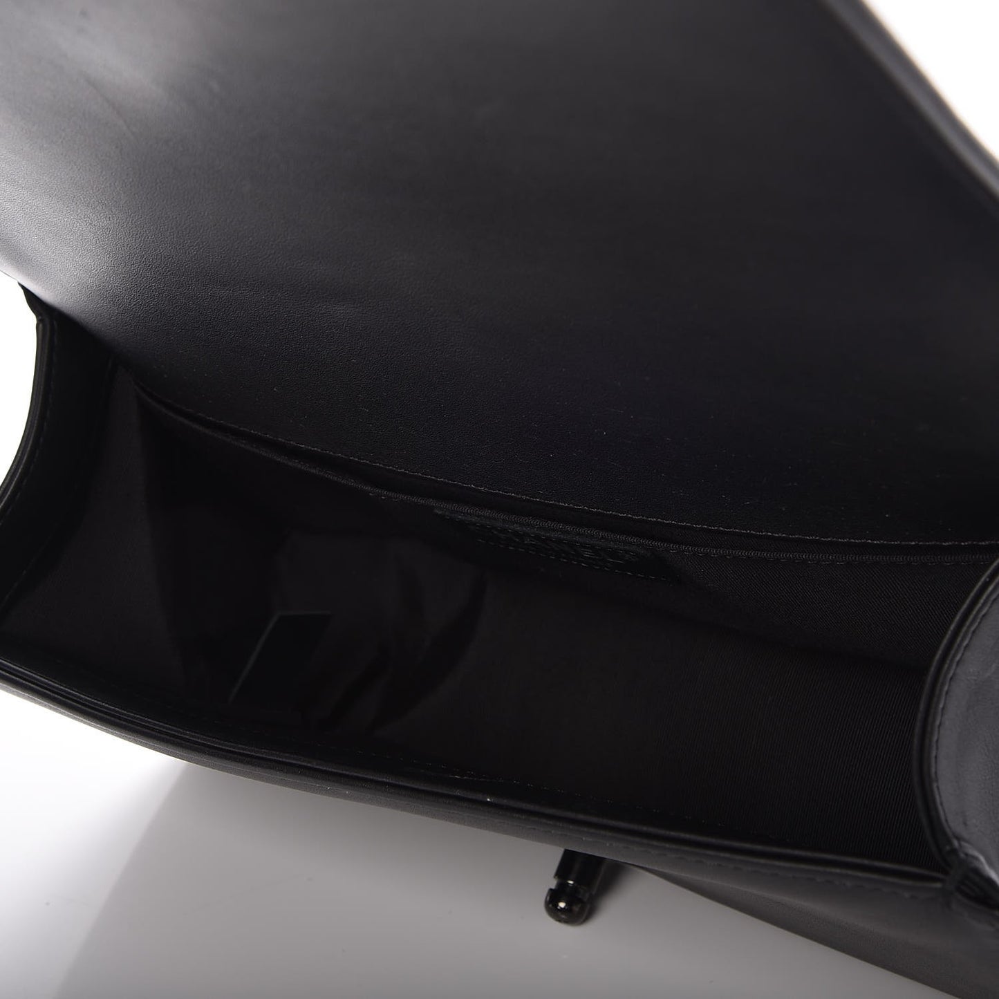 Calfskin Quilted Medium Boy Flap So Black