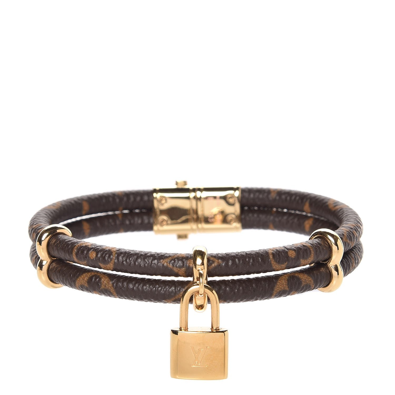 Louis Vuitton Monogram Keep It Twice Bracelet 17 1 of 6