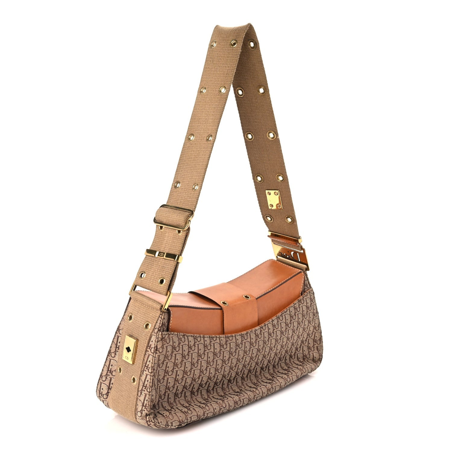 Christian Dior Calfskin Monogram Street Chic Columbus  Beige 3 of 9
