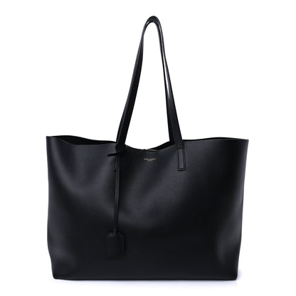 Saint Laurent Calfskin Large Shopping Tote Black 2 of 9