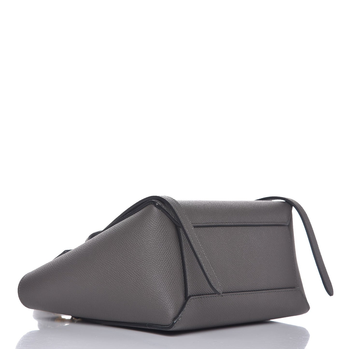 Grained Calfskin Nano Belt Bag Grey
