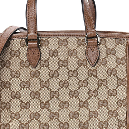 Gucci Monogram Small Bree Tote Beige Tabacco 6 of 8