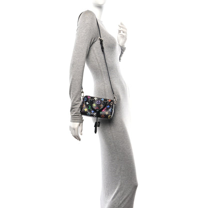 Louis Vuitton LV X TM Monogram Multicolor Nano Speedy Black 2 of 9