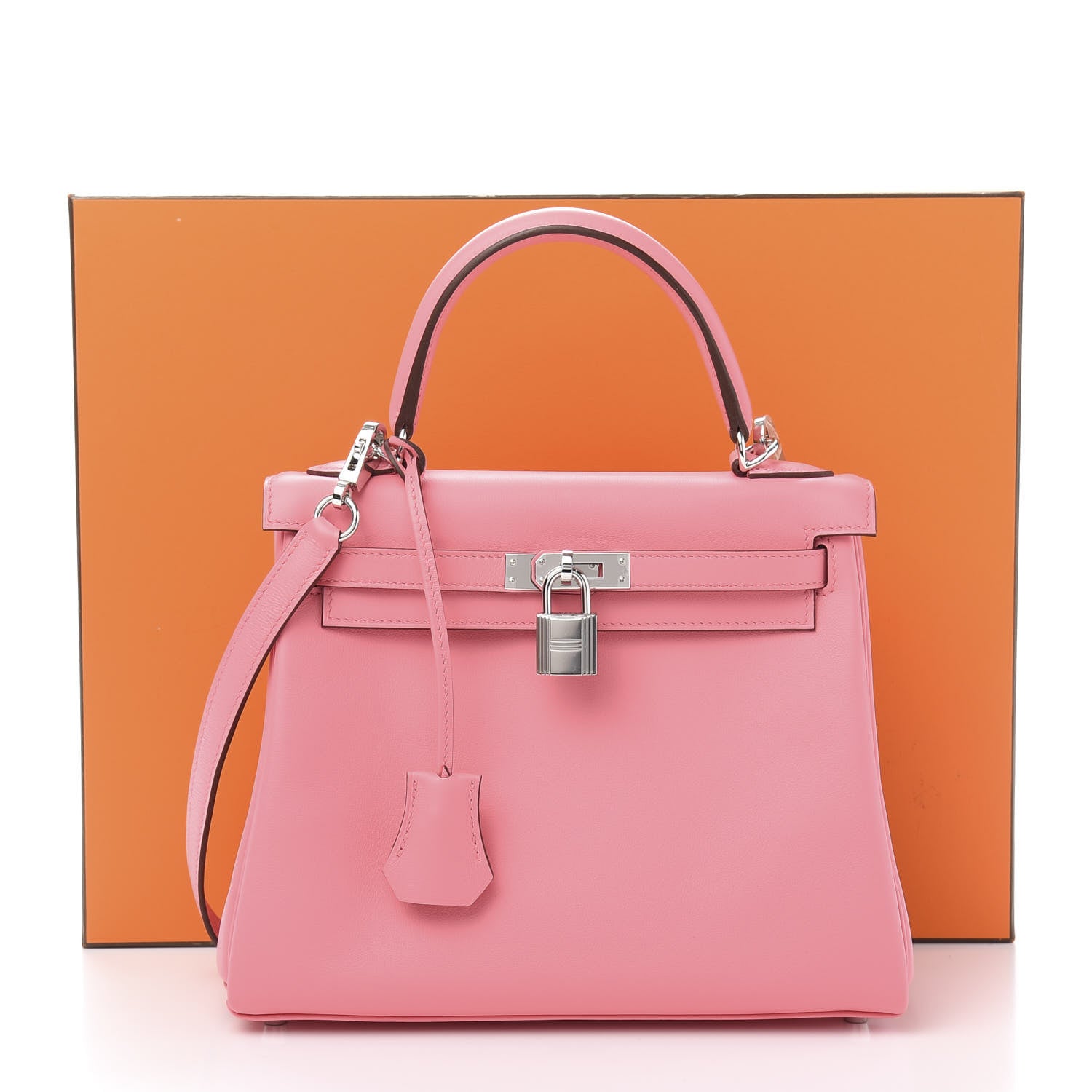 Hermes Swift Kelly Retourne 25 Rose Ete 13 of 13
