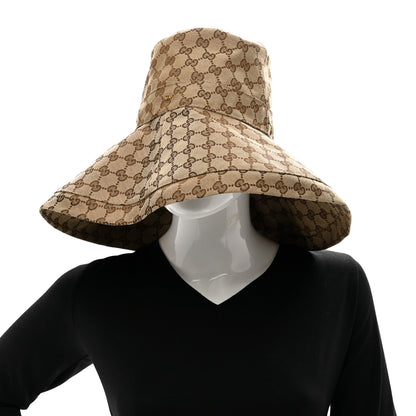 Gucci Monogram Wide Brim Hat L Beige 2 of 7