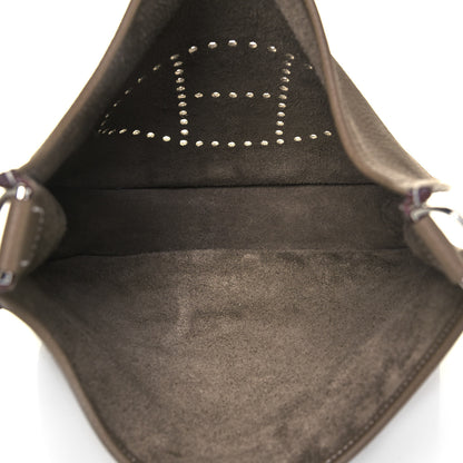 Hermes Taurillon Clemence Evelyne III PM Etoupe 3 of 7