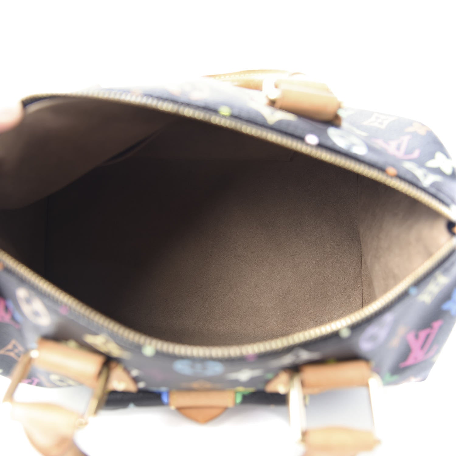 Louis Vuitton Monogram Multicolor Speedy 30 Black 5 of 10
