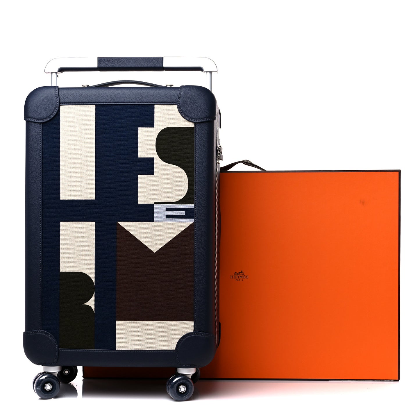 Canvas Taurillon Regate RMS Rolling Trolley Luggage Multicolor