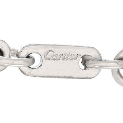 Cartier 18K White Gold 3.5mm Fidelity Link Bracelet 3 of 4