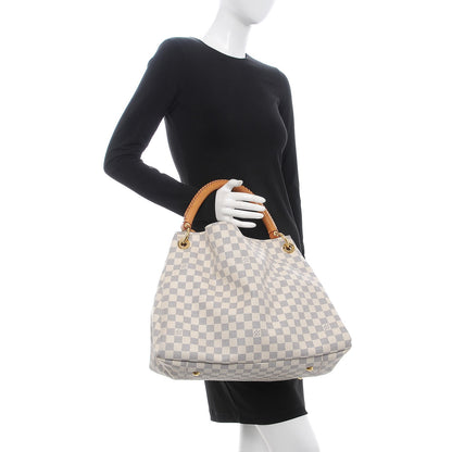 Louis Vuitton Damier Azur Artsy MM 2 of 13
