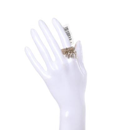 Chanel Logo Stackable Ring Set 6 Gold 2 of 3