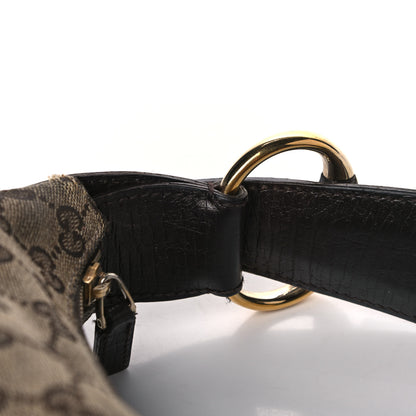 Gucci Monogram Medium Horsebit Chain Hobo Dark Brown 21 of 26