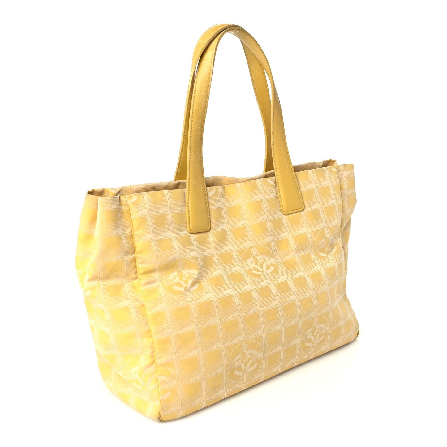 Nylon Travel Large Tote  Yellow