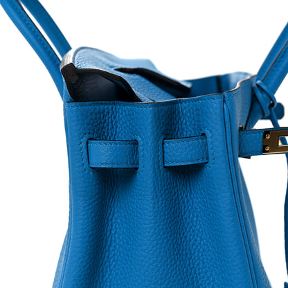 Hermes Togo Birkin 25 Bleu Zanzibar 14 of 36
