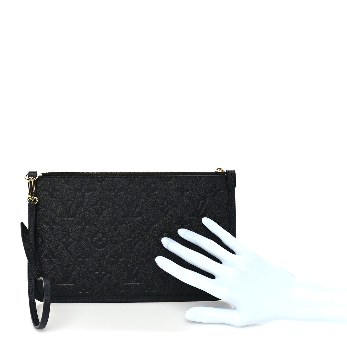 Louis Vuitton Empreinte Carryall PM Pochette Black 2 of 7