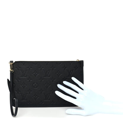 Louis Vuitton Empreinte Carryall PM Pochette Black 2 of 7