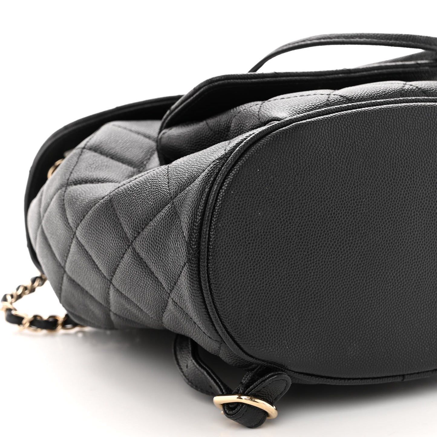 Caviar Quilted Backpack Bag Black