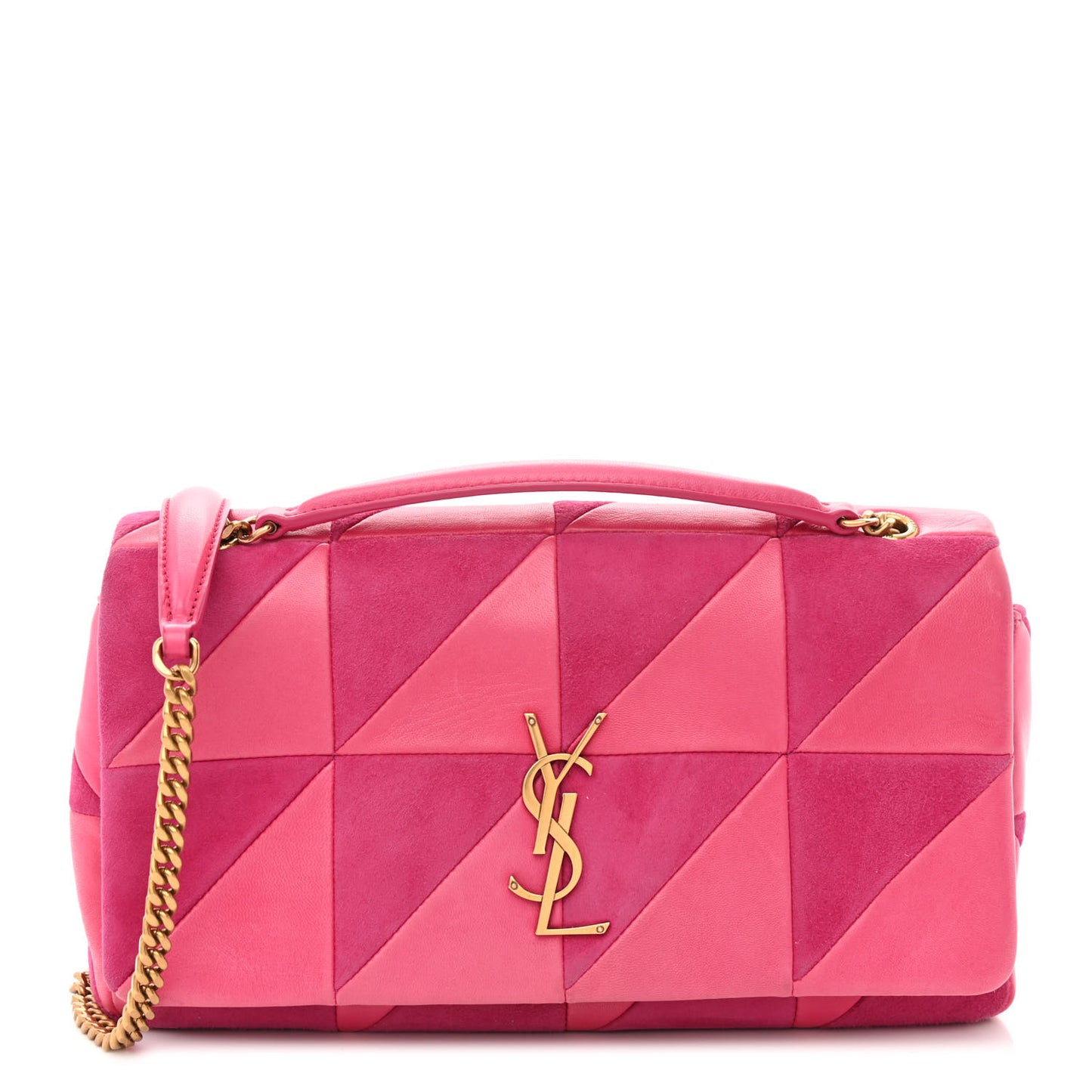 Lambskin Patchwork Monogram Medium Jamie