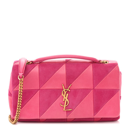 Saint Laurent Lambskin Patchwork Monogram Medium Jamie 1 of 11