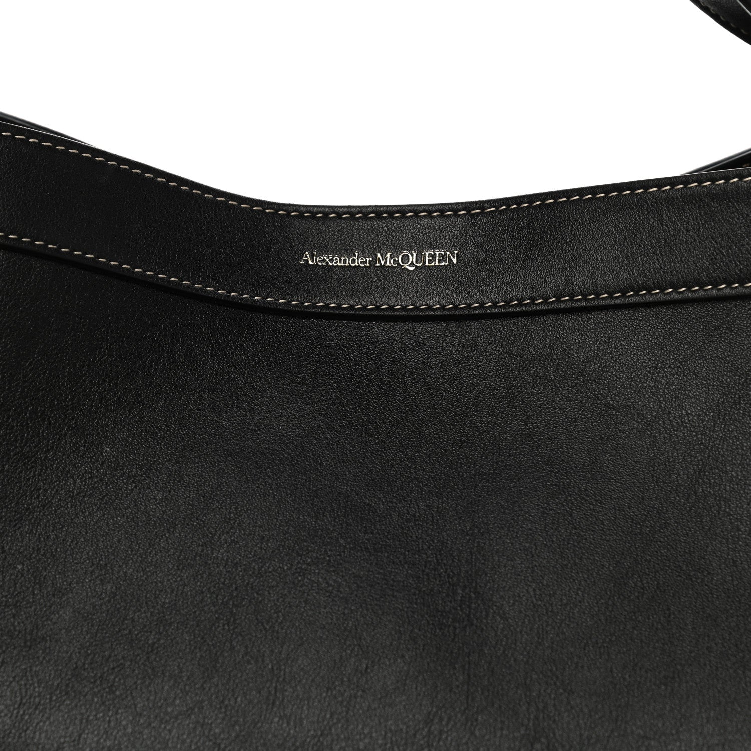 Alexander McQueen Calfskin Large The Bow Bag Black 8 of 10