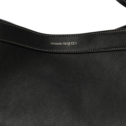 Alexander McQueen Calfskin Large The Bow Bag Black 8 of 10