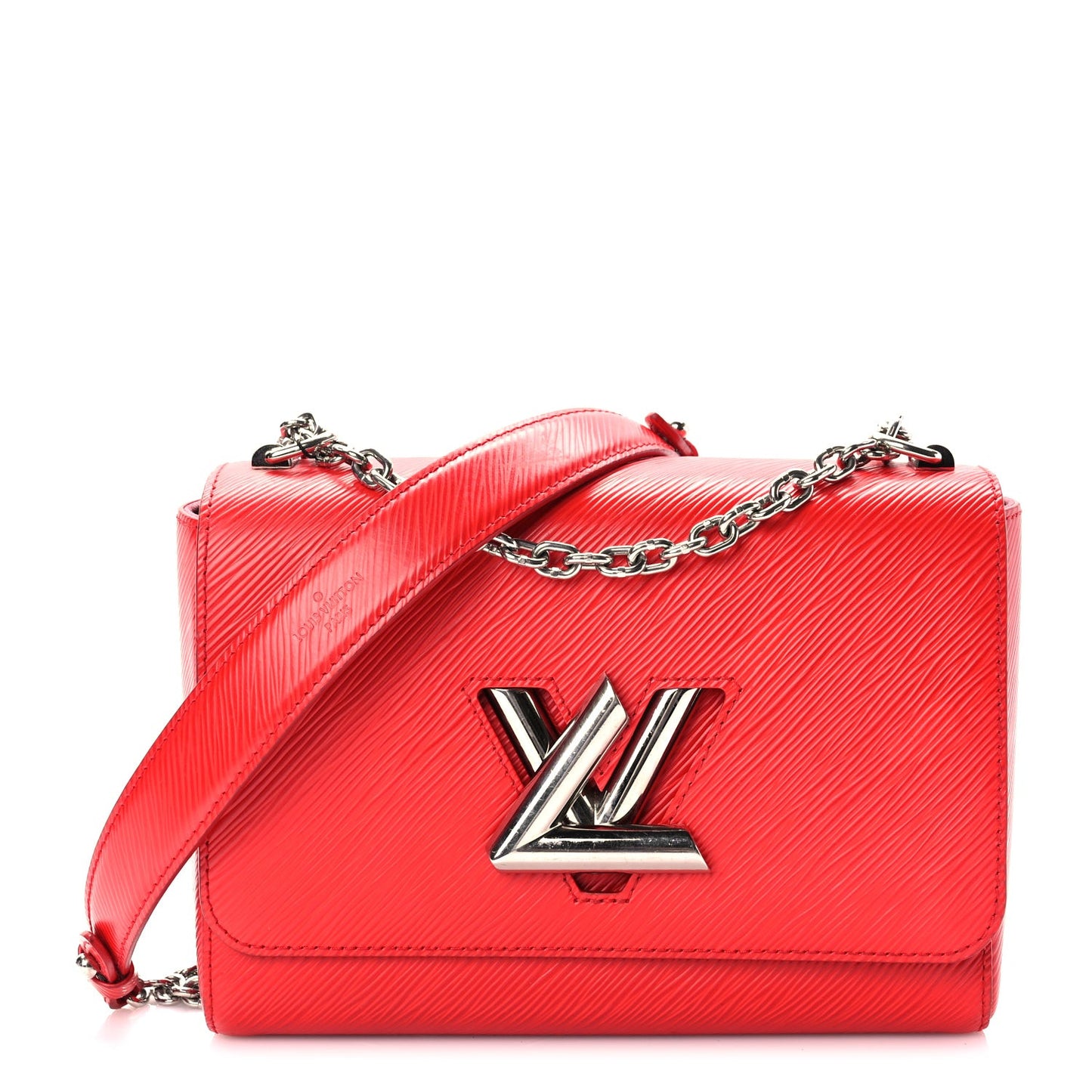 Epi Twist Shoulder Bag MM  Coquelicot