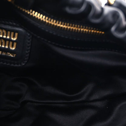 Miu Miu Nappa Joie Shoulder Bag Black 4 of 8