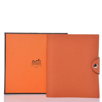 Hermes Togo Ulysse PM Agenda Cover Orange 9 of 9