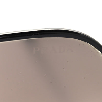 Prada Acetate Round Sunglasses SPR67X Black 7 of 8