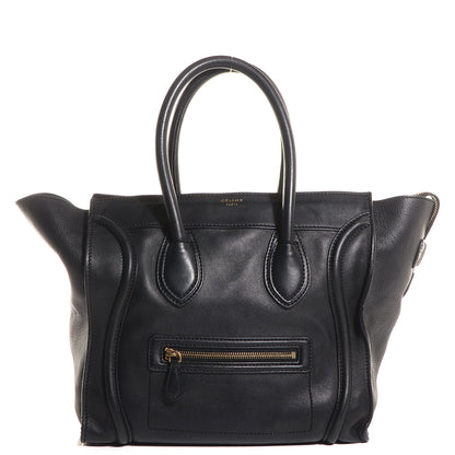 Celine Smooth Calfskin Mini Luggage Black 1 of 9