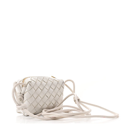 Bottega Veneta Nappa Intrecciato Candy Loop Camera Bag White 3 of 10