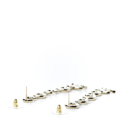 Chanel Pearl Coco Drop Earrings Gold 3 of 5