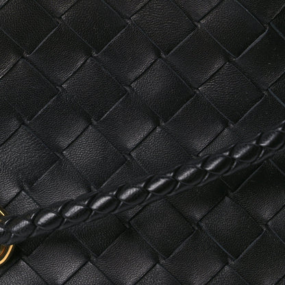 Bottega Veneta Nappa Intrecciato Small Andiamo Shoulder Bag Black 6 of 8