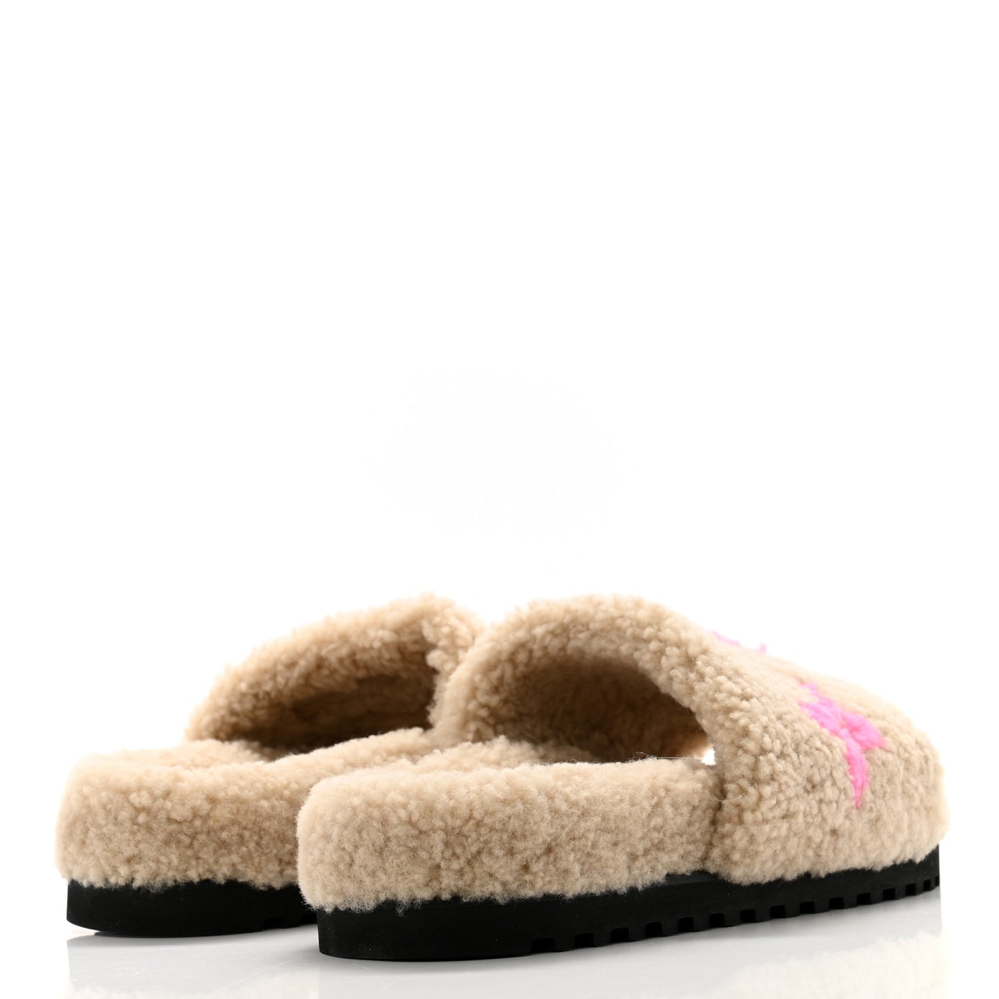 Shearling Paseo Flat Comfort Mule 41 Beige