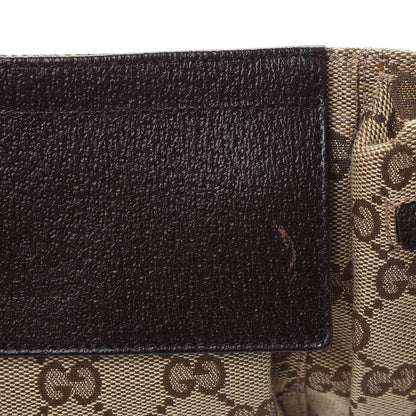 Gucci Monogram Web Belt Bag Dark Brown 8 of 9