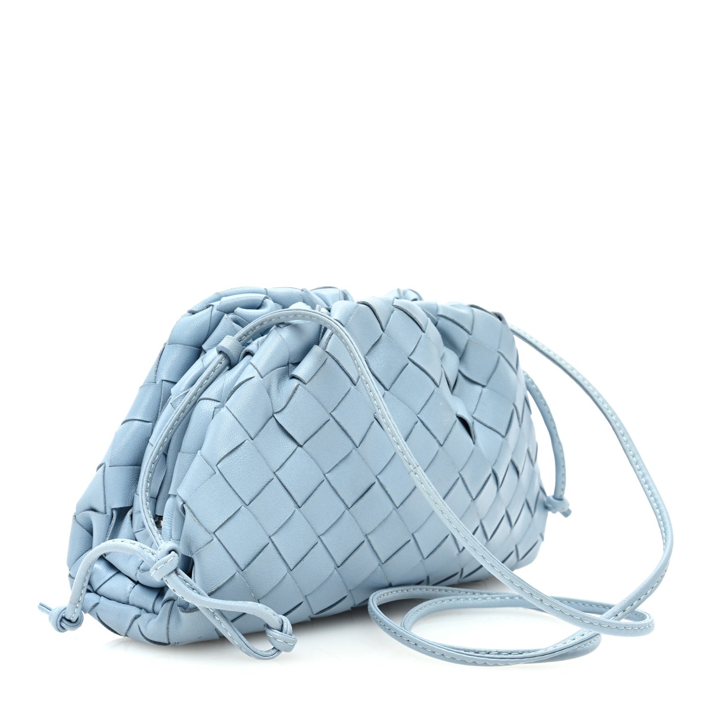 Nappa Intrecciato The Mini Pouch Ice