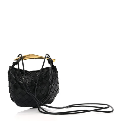 Bottega Veneta Nappa Intrecciato Mini Sardine Bag Black 3 of 10