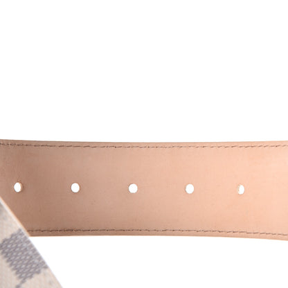 Louis Vuitton Damier Azur LV Initiales Belt 85 34 5 of 9