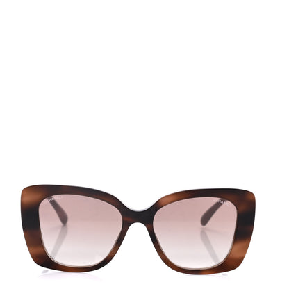 Chanel Acetate Strass Square Sunglasses 5422 Tortoise 2 of 9