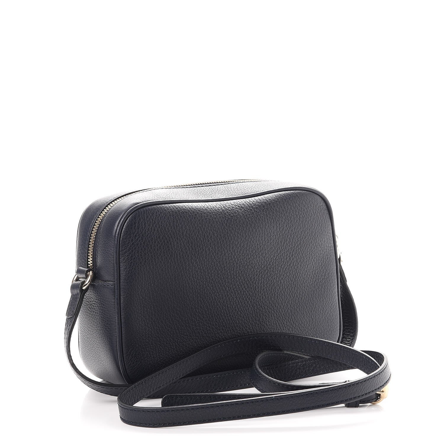 Gucci Pebbled Calfskin Small Soho Disco Bag Blue 3 of 8