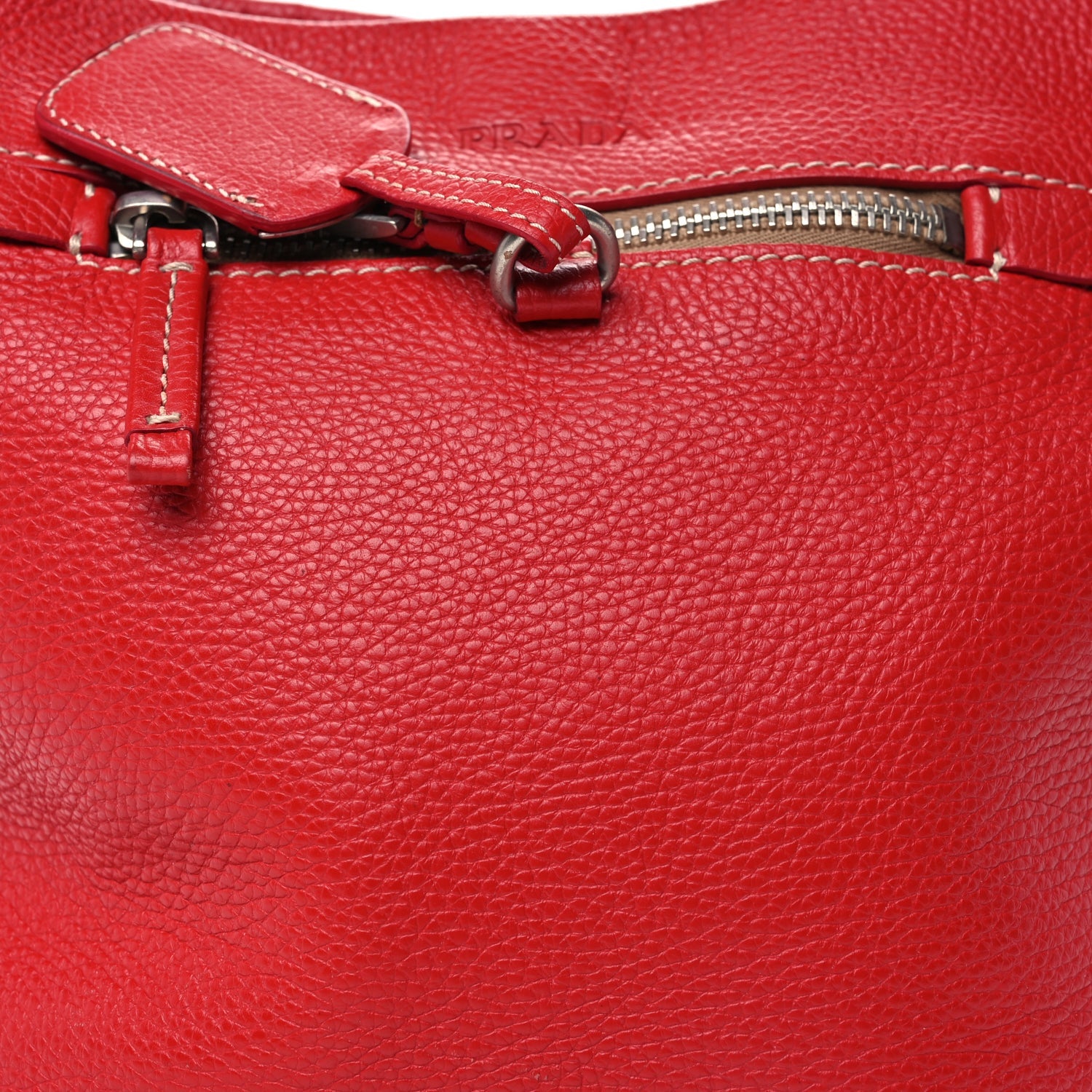 Prada Vitello Daino Shoulder Bag  Fuoco 6 of 8