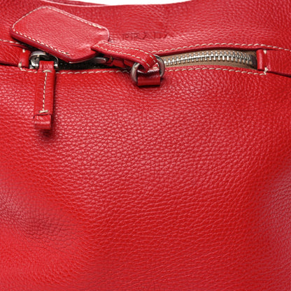 Prada Vitello Daino Shoulder Bag  Fuoco 6 of 8