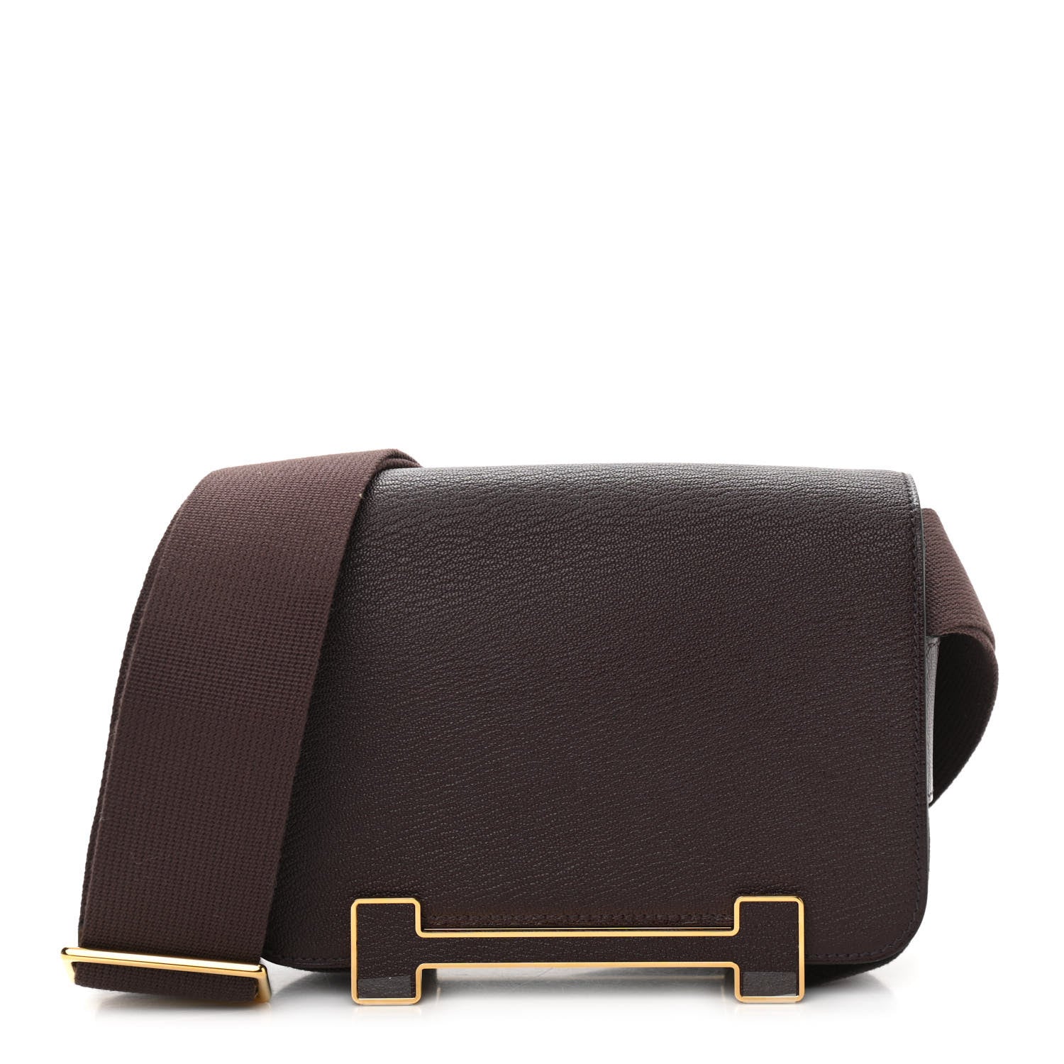 Hermes Chevre Mysore Geta Rouge Sellier 1 of 11