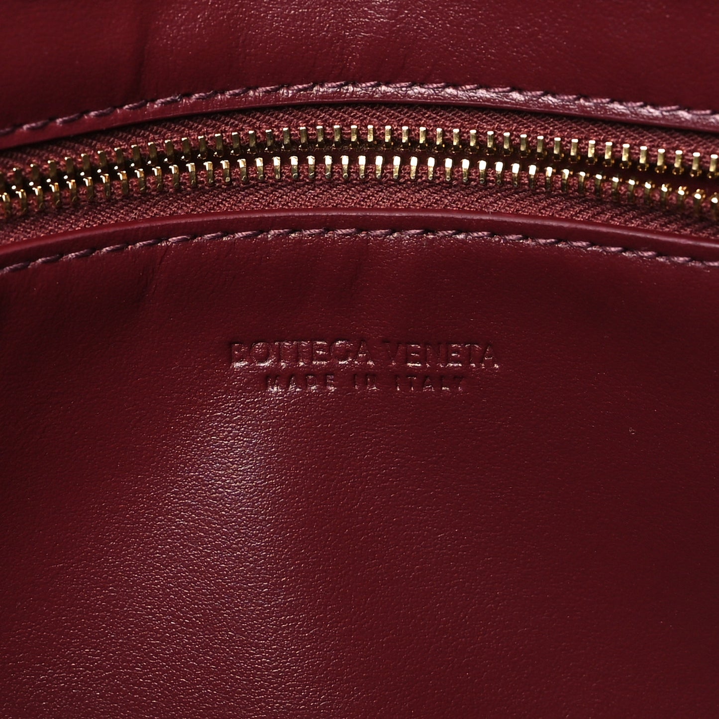 Nappa Intrecciato Mini Andiamo Crossbody Bag Barolo