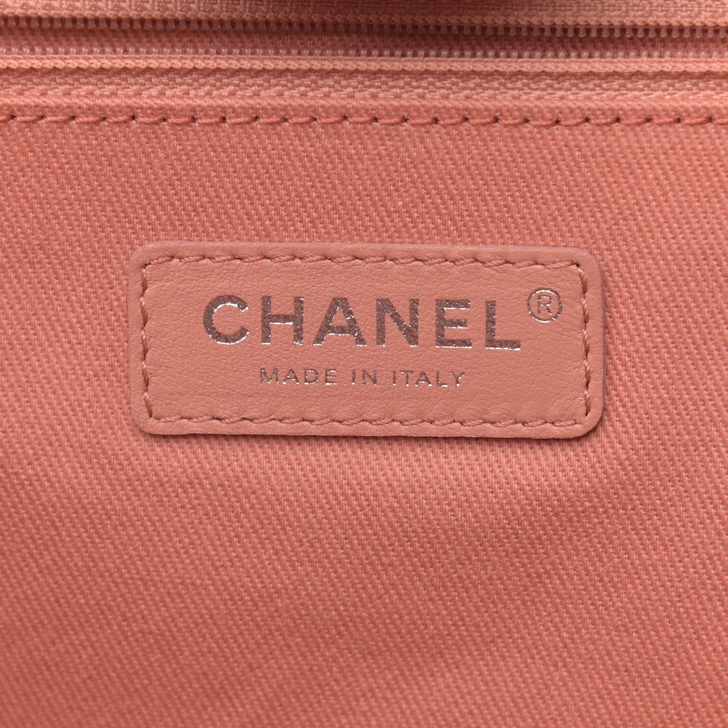 Chanel Canvas Medium Deauville Tote Pink 6 of 12