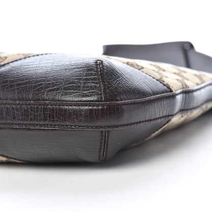 Gucci Monogram Hasler Hobo Dark Brown 10 of 11